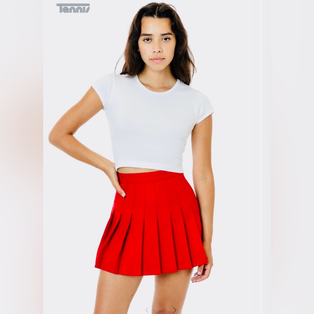 Los Angeles Apparel Iconic Pleated Tennis Skirt